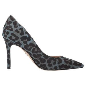 Sam Edelman Blue Leopard Pumps